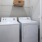 a laundry basket on a washing machine