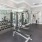 a gym with treadmills