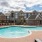 a swimming pool in a backyard